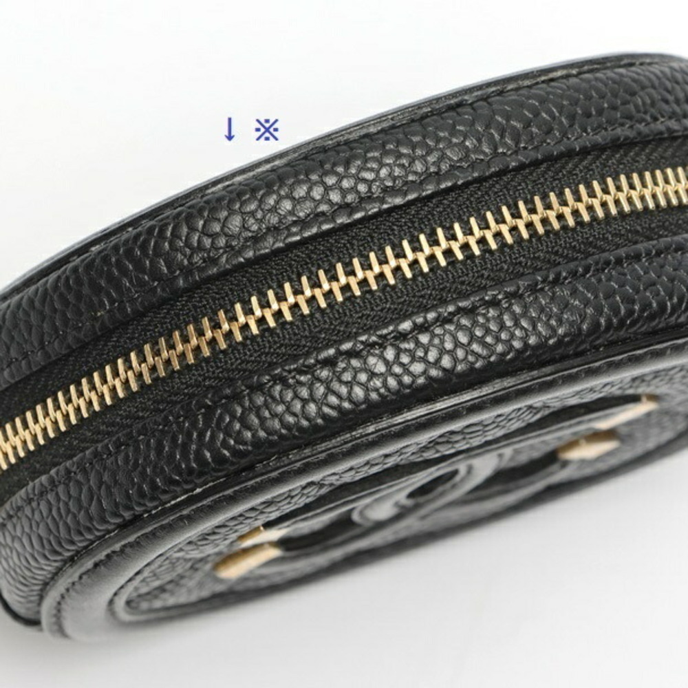 CHANEL Authentic Black Caviar Leather Wallet - Picture 4 of 6
